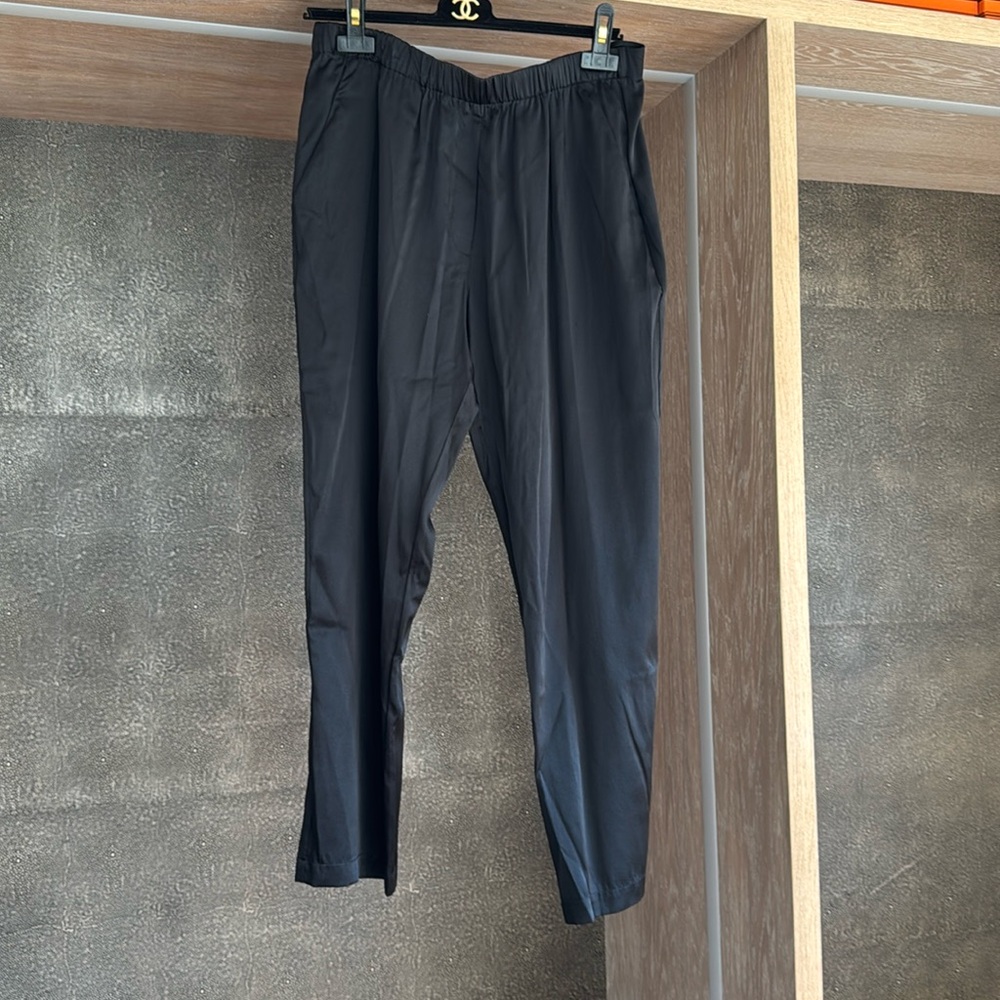 Raquel Allegra Black silk pants